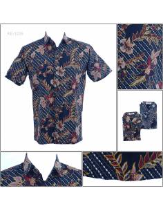 Kemeja Batik Cowok Lengan Pendek Fever M-XL