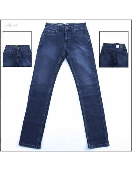 Celana Panjang Jeans Cowok Slim Fit Triple 27-32