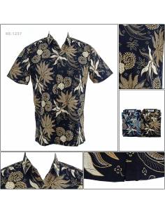 Kemeja Batik Cowok Lengan Pendek Fever M-XL