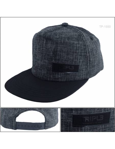 Topi Casual Cowok Triple