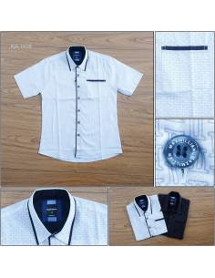 Kemeja Formal Cowok Lengan Pendek Maxmillian M-XL