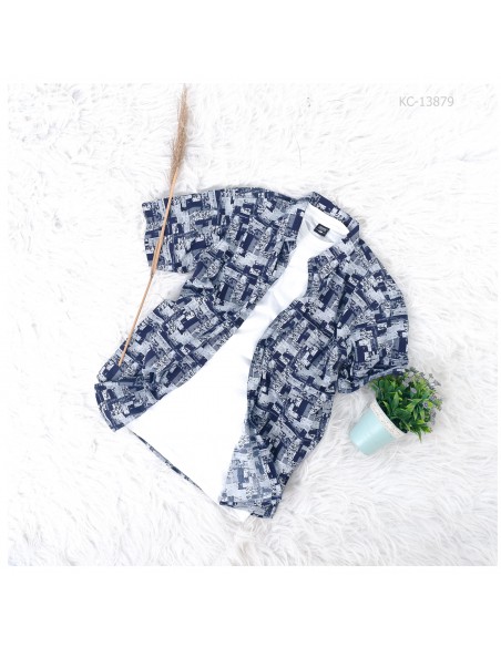 Kemeja Cowok Lengan Pendek John F.Gee