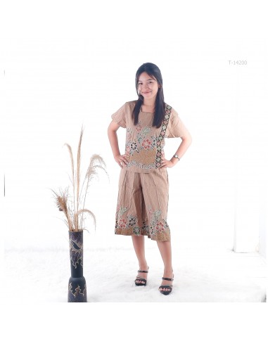 Atasan Batik Cewek Lengan Pendek Model Crop Tasya Allz