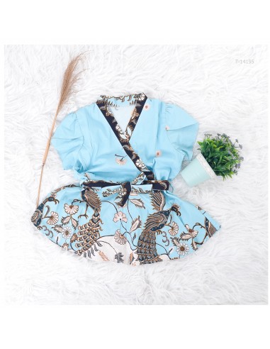 Atasan Batik Cewek Lengan Pendek Pita Tasya Allz