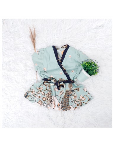 Atasan Batik Cewek Lengan Pendek Pita Tasya Allz