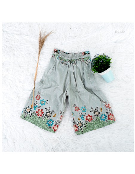 Celana Kulot Cewek Batik 7/8 Tasya All Size