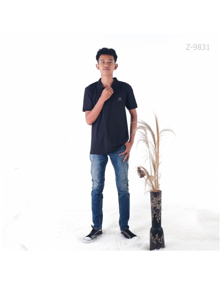 Kaos Kerah / Kaos Wangky Lengan Pendek Cowok Picasso M-XL