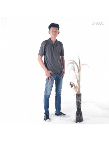 Kaos Kerah / Kaos Wangky Lengan Pendek Cowok...