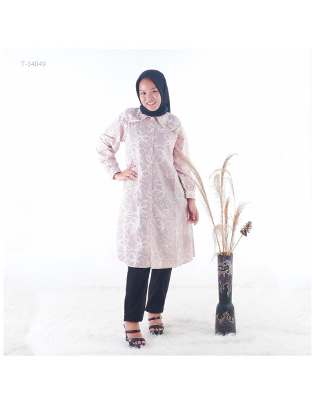 Tunik Motif Bunga Mikka All Size