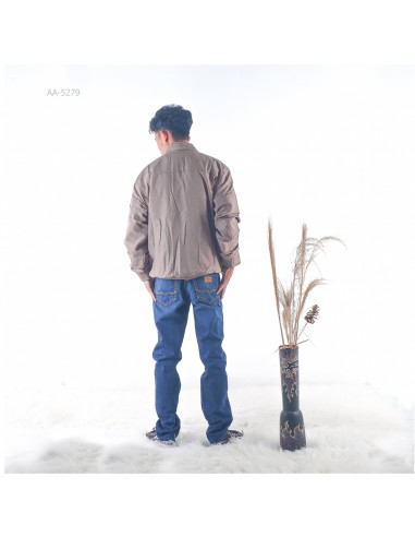 Jaket Parasit Cowok Lengan Panjang Gaz R Taupe...