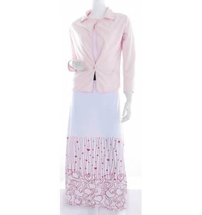 Dress Panjang Dan Bolero Cewek Lengan Panjang 