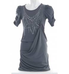 Dress Cewek Lengan Pendek AJ MODE