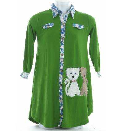 Kaos Kerah Anak Cewek Lengan Panjang JOIE 