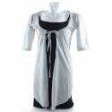 Dress+Cardigan Cewek Lengan Pendek Sofia