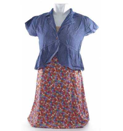 Dress Dengan Bolero Cewek Satine All Size