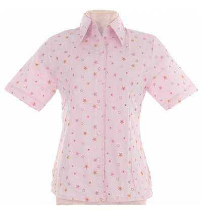 Kemeja Cewek Lengan Pendek Strech Hofu