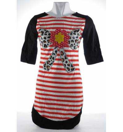 Atasa Kaos Cewek Lengan Pendek 3/4 Queentin All...