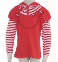 Atasan Anak Cewek Lengan Panjang Bertopi DODO