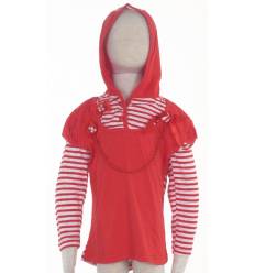 Atasan Anak Cewek Lengan Panjang Bertopi DODO 2