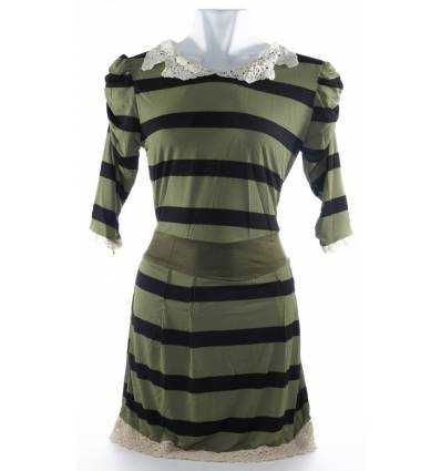 Atasan Mini Dress Cewek Lengan 3/4 Queen Tin