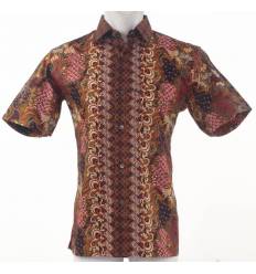 Kemeja Batik Cowok Lengan Pendek Dixmont 2