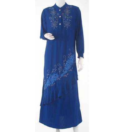 Longdress + Jilbab Muslim Cewek YIMEI