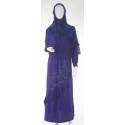 Longdress + Jilbab Muslim Cewek YIMEI