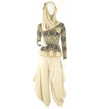 Setelan Muslim + Jilbab Cewek ARTHA ESTUARY