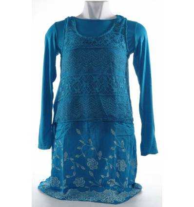 Dress Muslim Lengan Panjang Mixit All Size