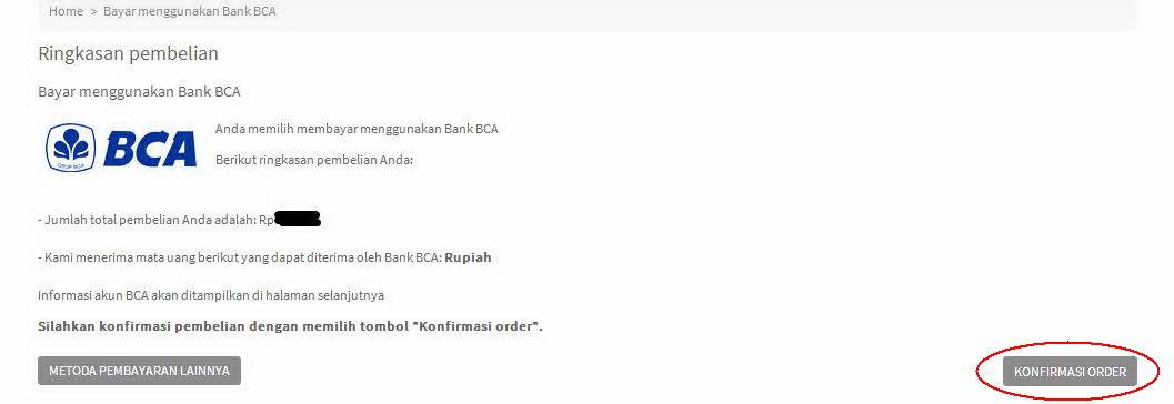 Konfirmasi Order